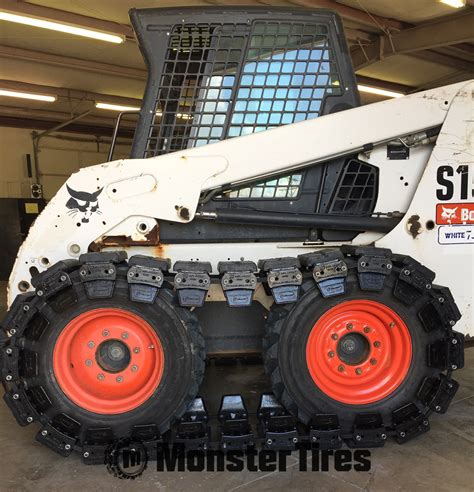 over tire skid steer tracks